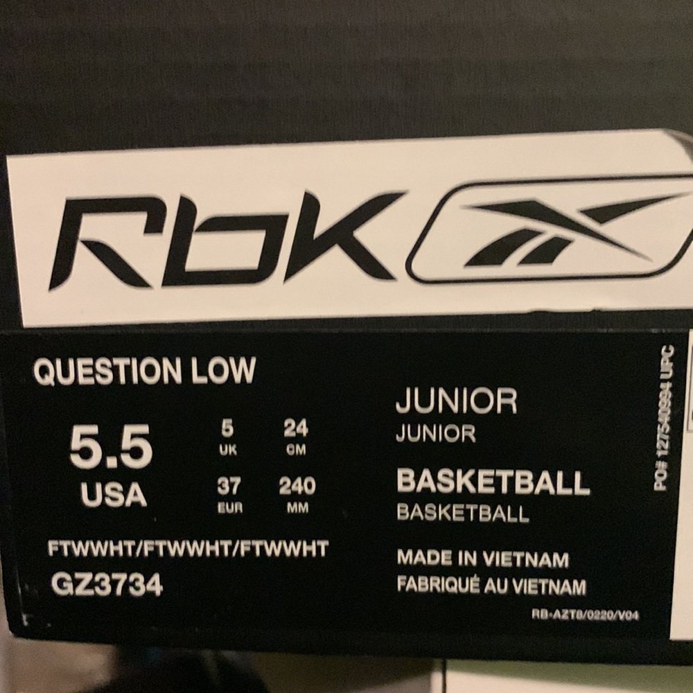 Reebox Question Low - Picture 4 of 7